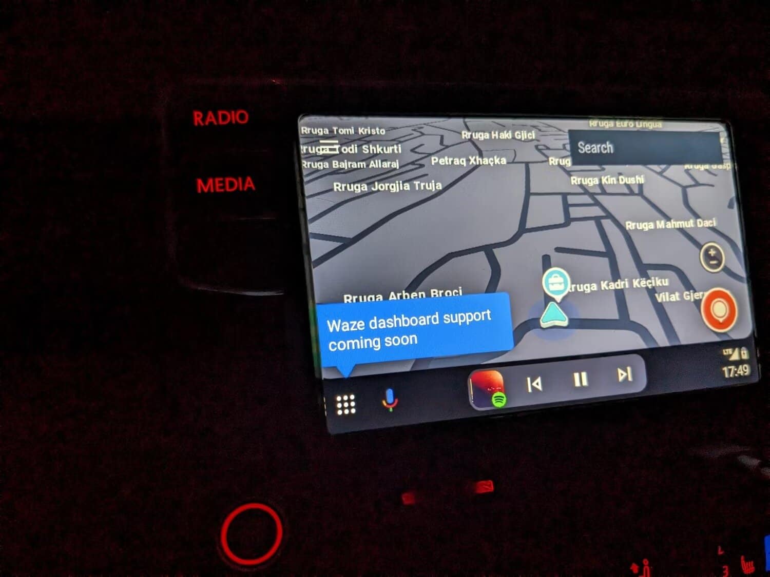 waze kein android auto