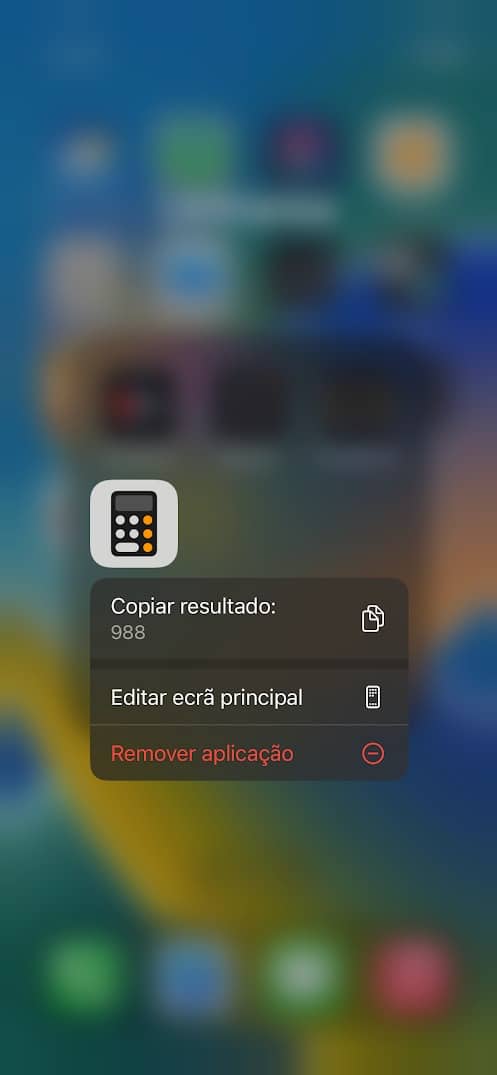 iPhone calculadora