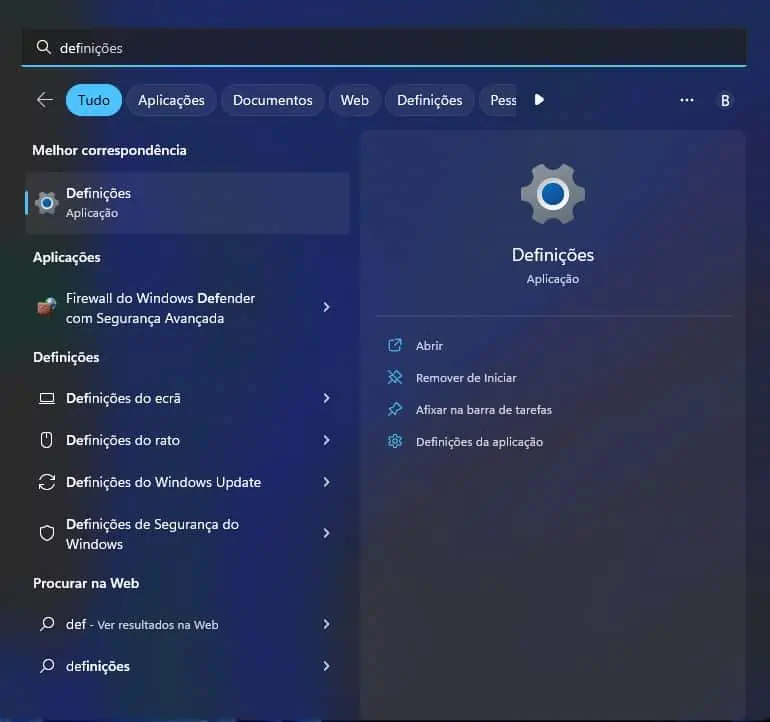 Windows horas dorme, luz noturna Windows 11