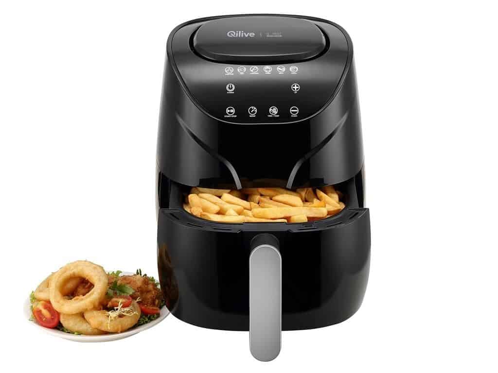 Fritadeira ar quente tamanho