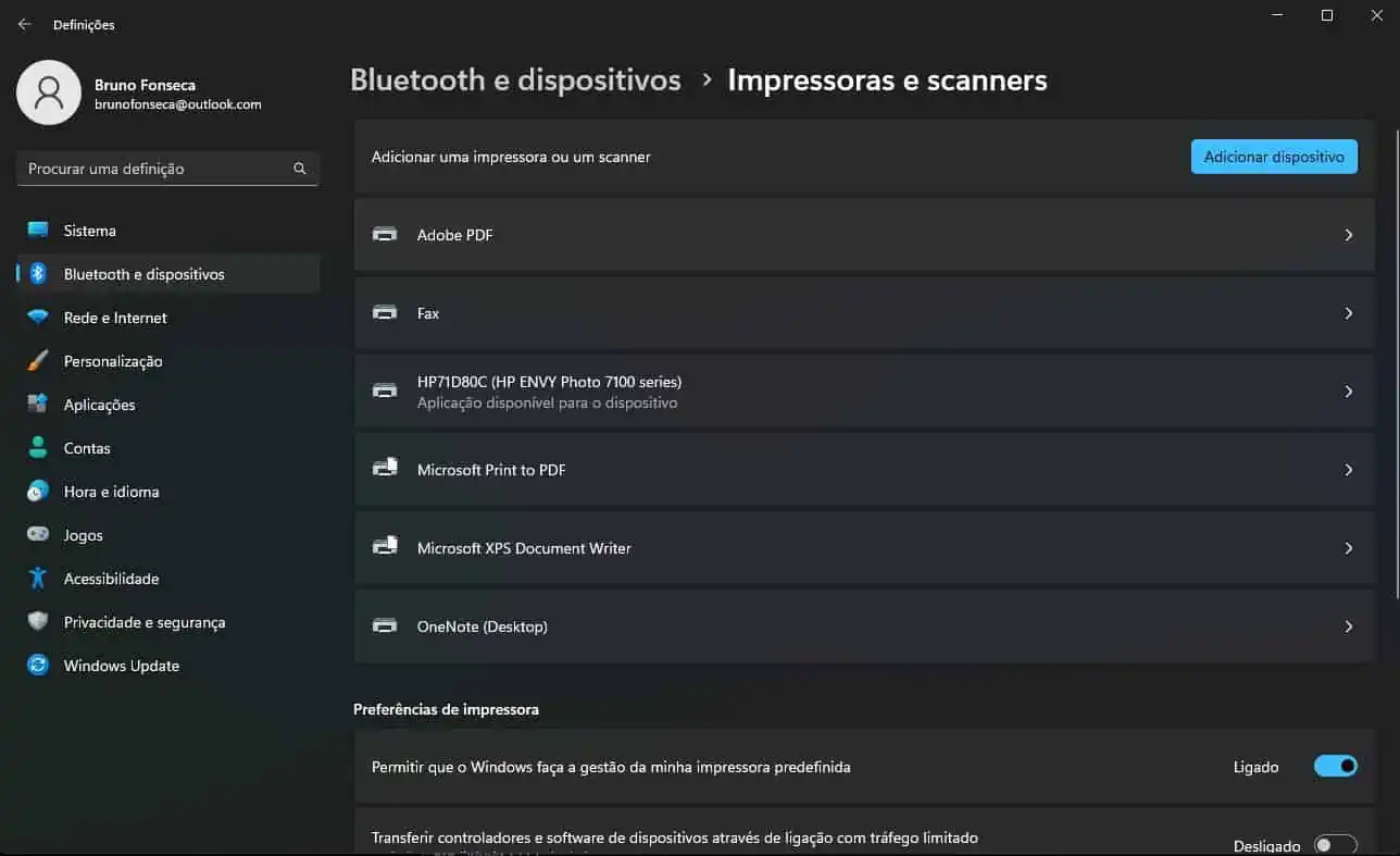 Como instalar e adicionar uma impressora no Windows 11