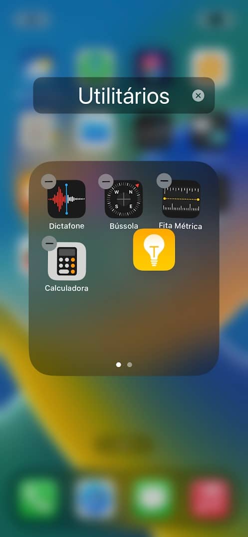 hide apps on iphone