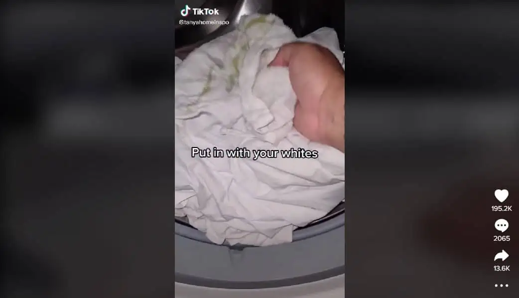 Roupa sem nódoas: truque incrível para a máquina de lavar!