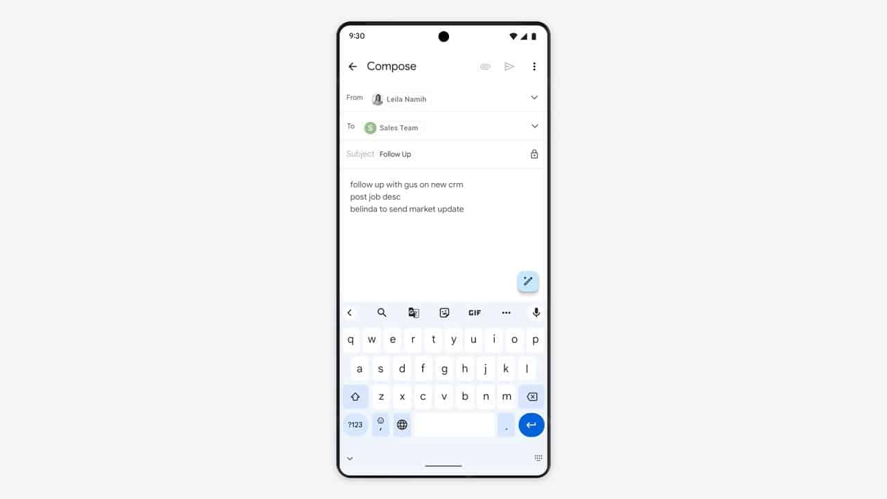 Inteligência artificial já chegou ao Gmail e Google Docs