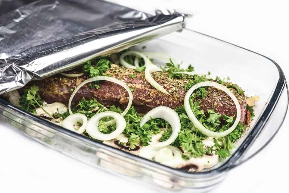 folha de alumínio alimentos