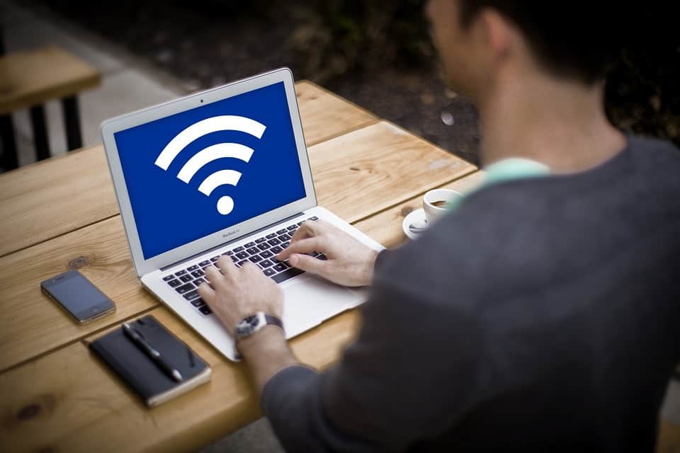 usar um Wi-Fi público