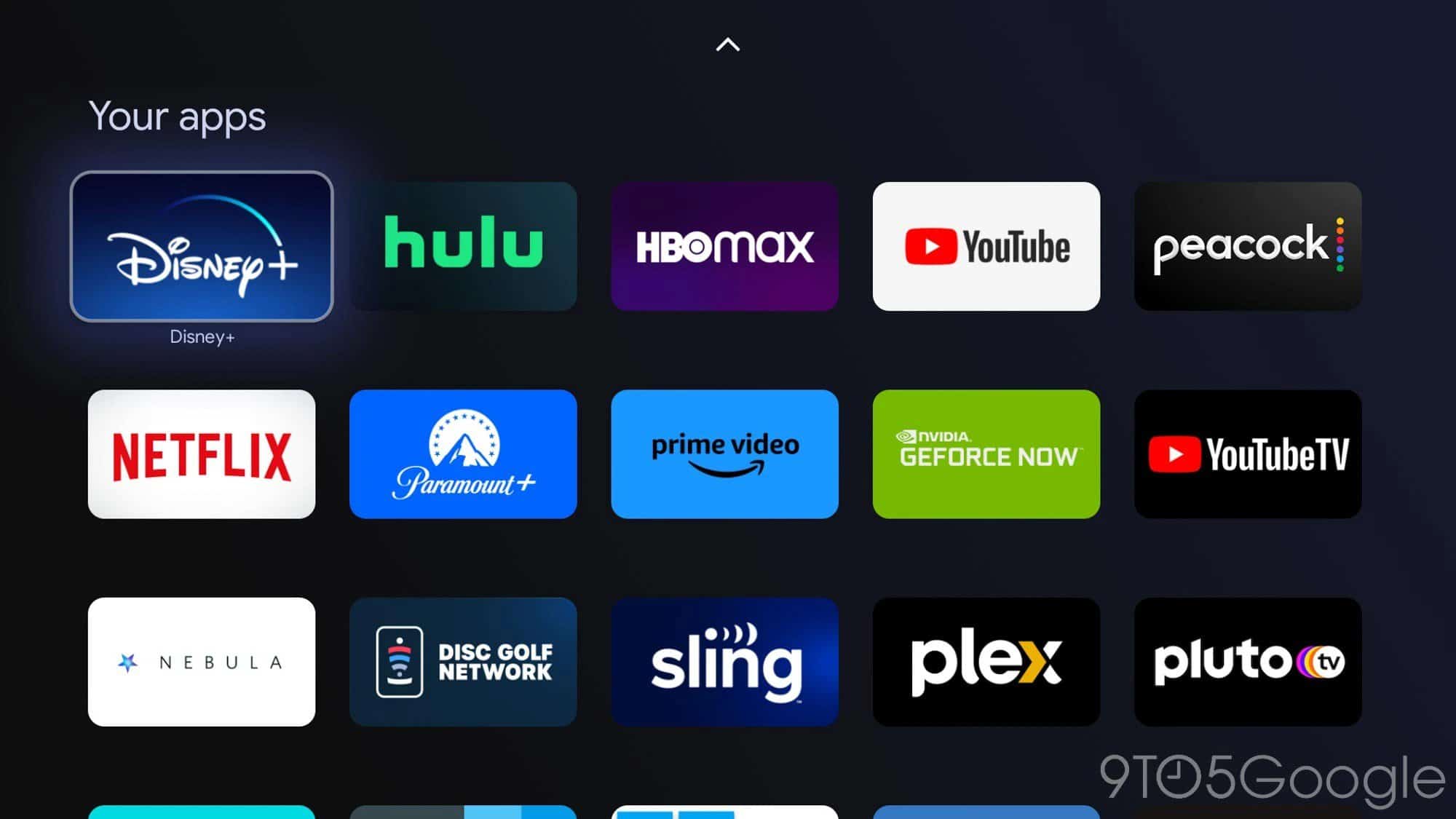 Google TV design aplicações