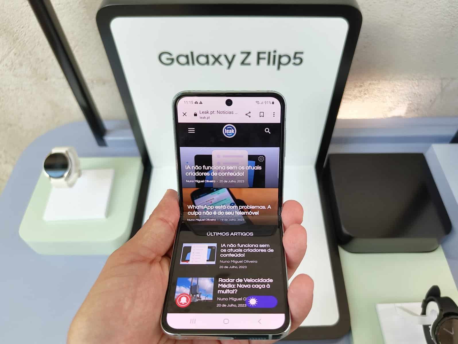 Otimização do Galaxy Z Flip 5 e Fold 5 é o grande segredo!