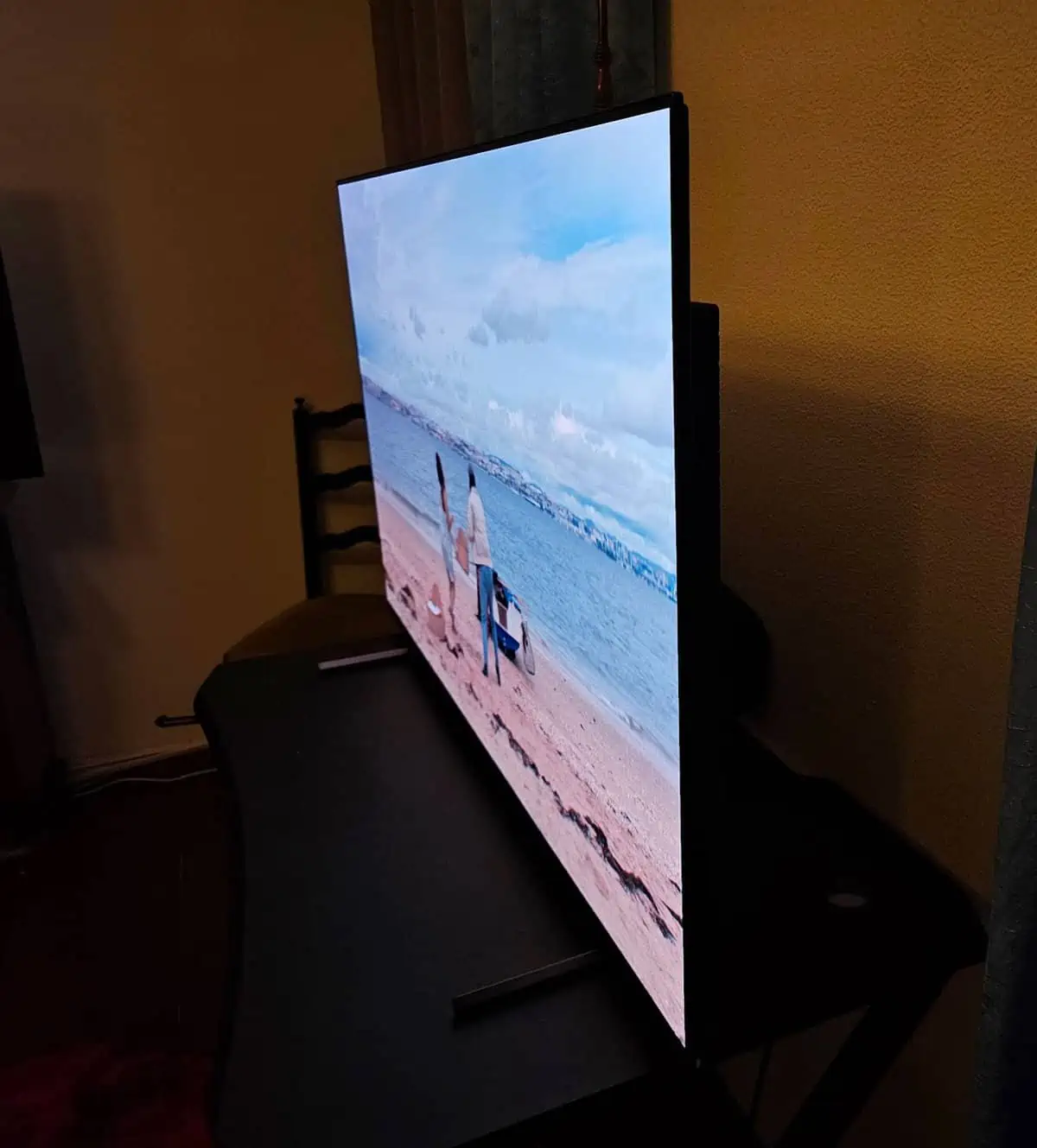 brilho do televisor
