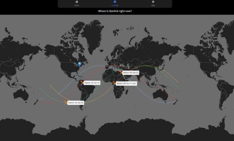 Satélites da SpaceX