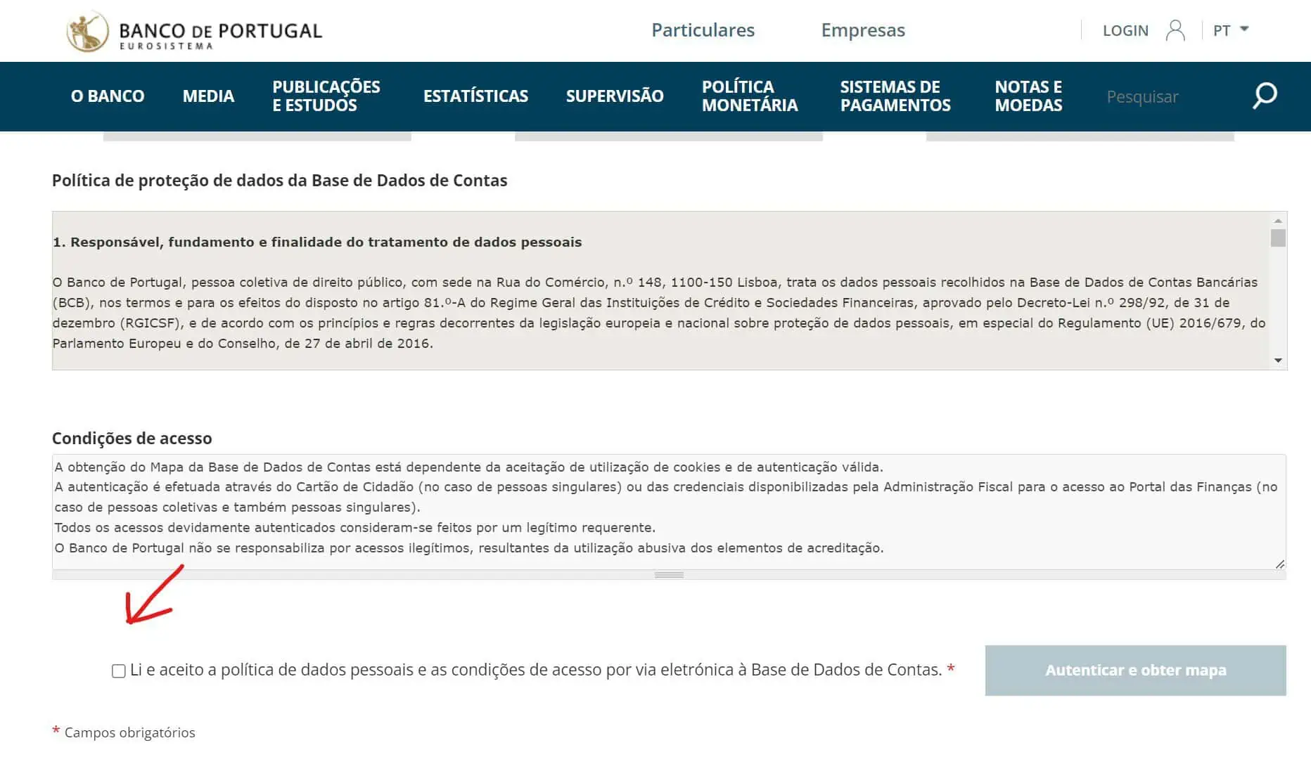 contas bancárias