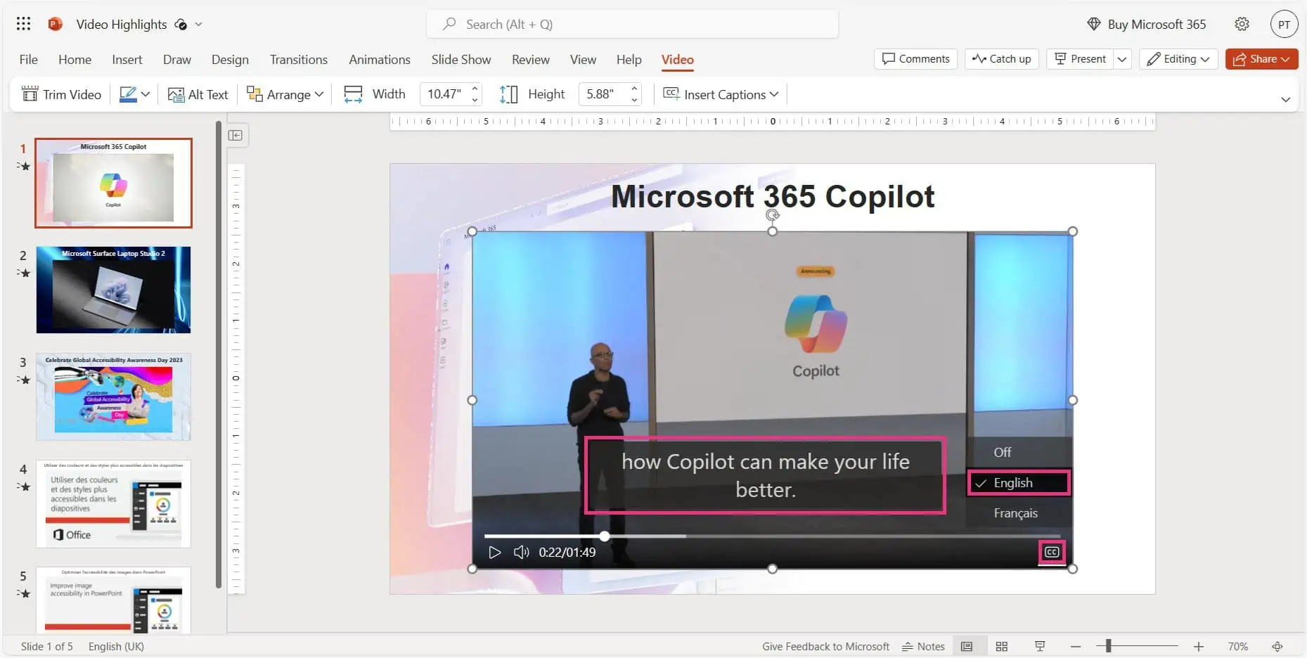 versão web do PowerPoint!