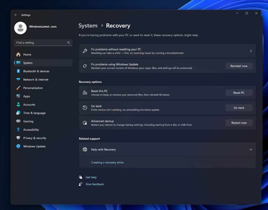 Atualização de janeiro de 2024 do Windows 11