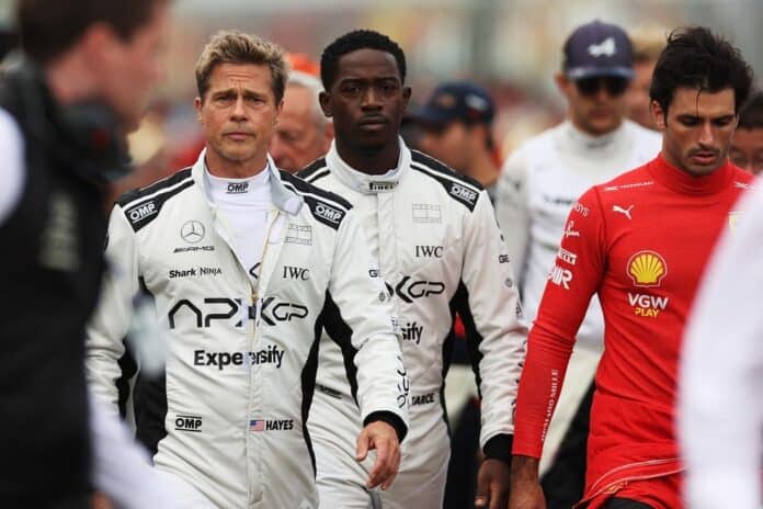 brad pitt f1