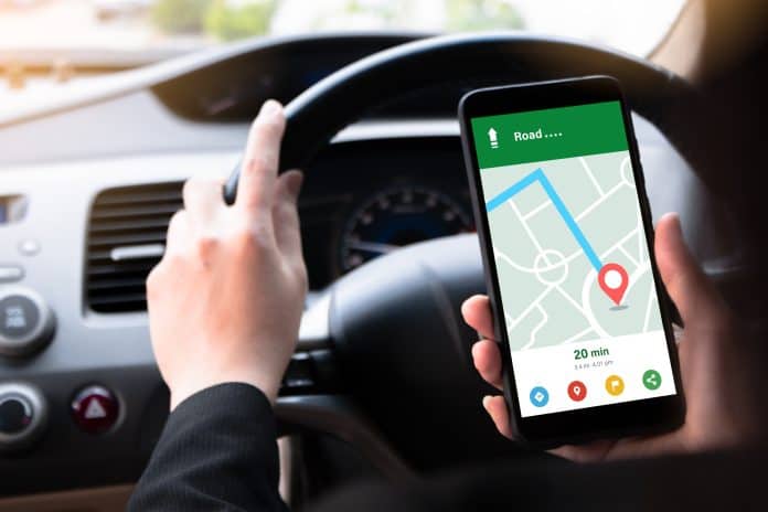 navegação do Google Maps, como adicionar um ponto de paragem no google maps