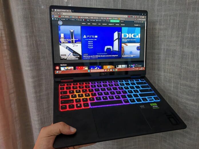 (análise) hp omen transcend 14: melhor portátil gaming de 2024