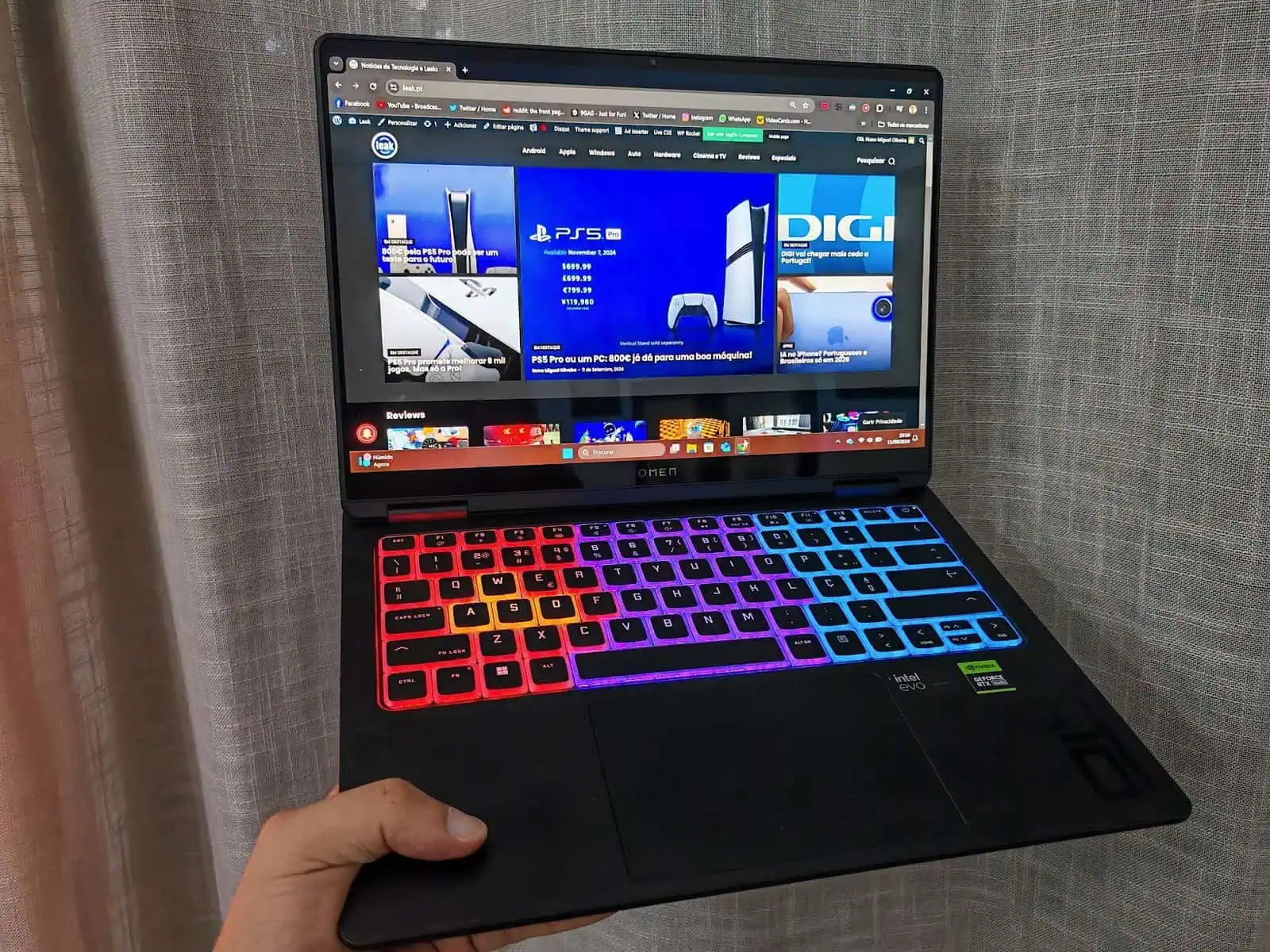 (análise) hp omen transcend 14: melhor portátil gaming de 2024