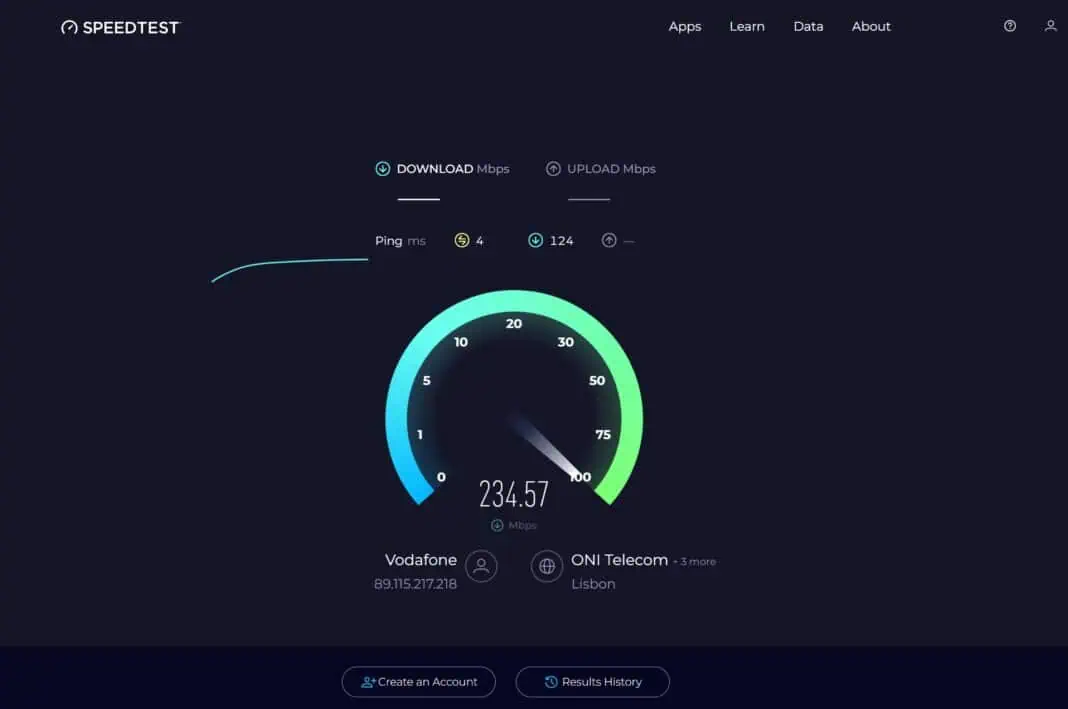 operador está a limitar a sua ligação à Internet