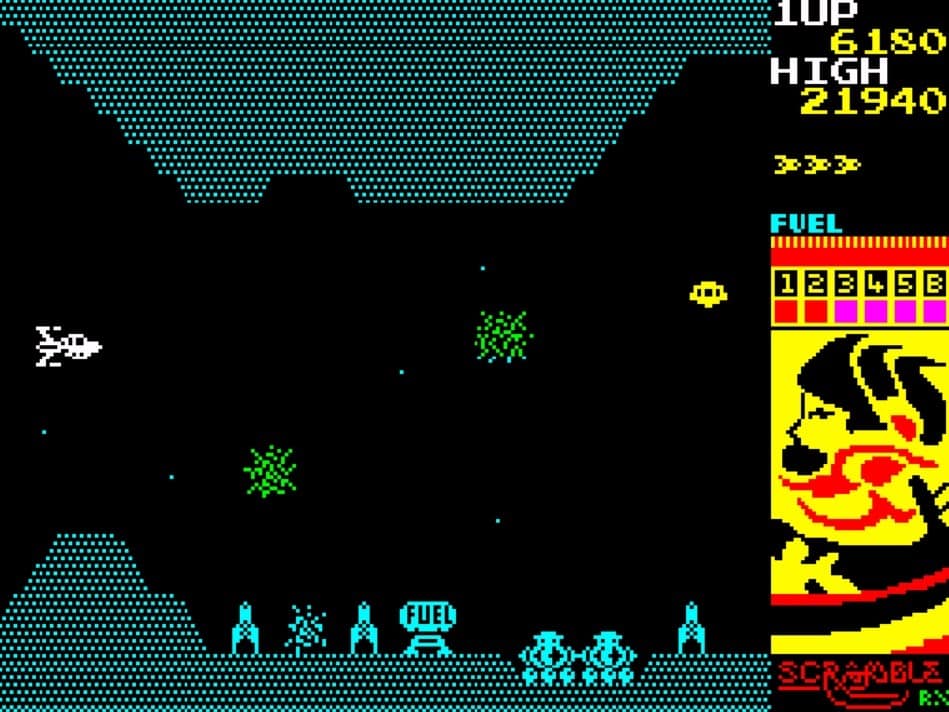 sábado retro: scramble rx para o zx spectrum! vale a pena sábado retro: scramble rx para o zx spectrum! vale a pena