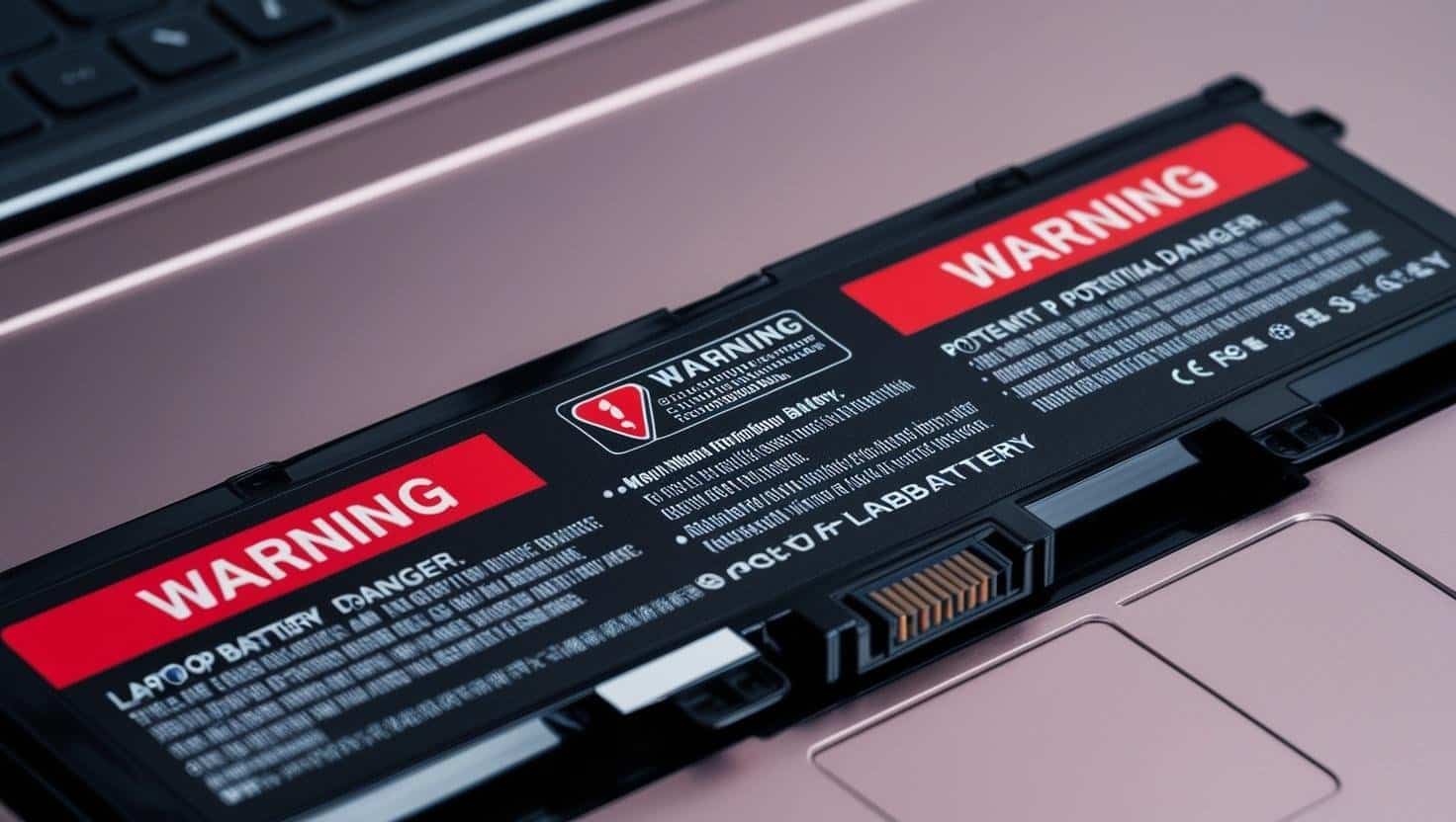 o que faz a bateria de um computador portátil inchar?