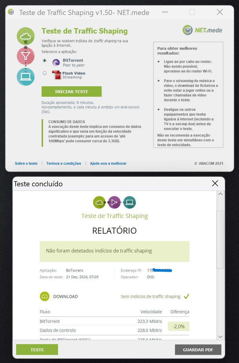 digi ainda não faz traffic shapping em portugal!