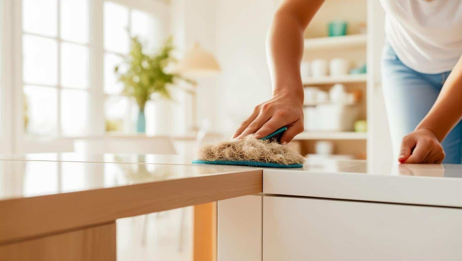esta mistura secreta acaba com o pó em casa em dez minutos!