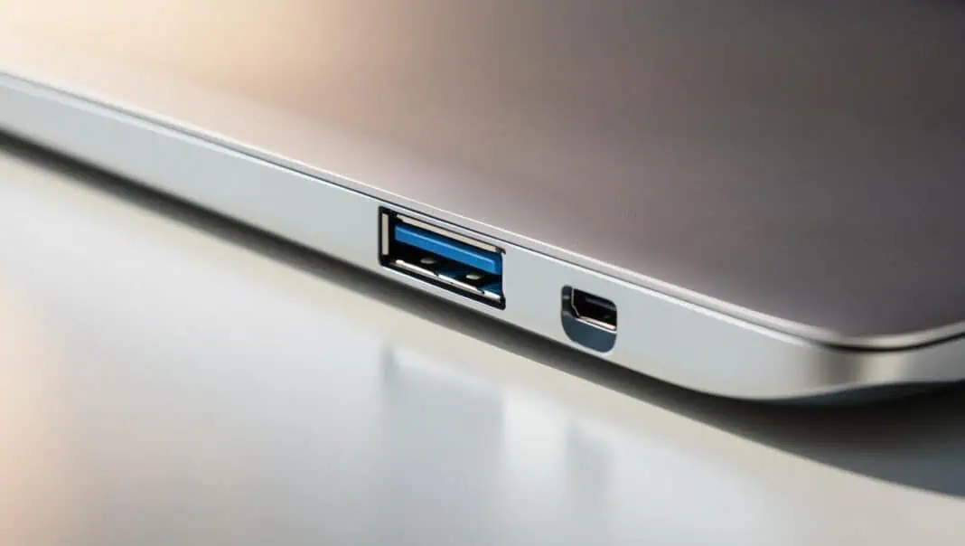 o que significa uma porta usb azul no seu computador?