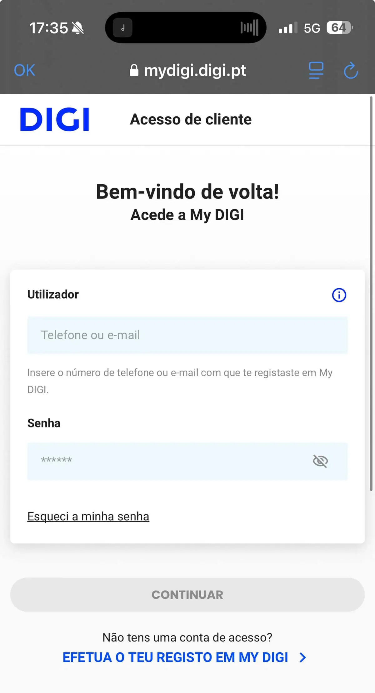 my digi chegou a portugal!
