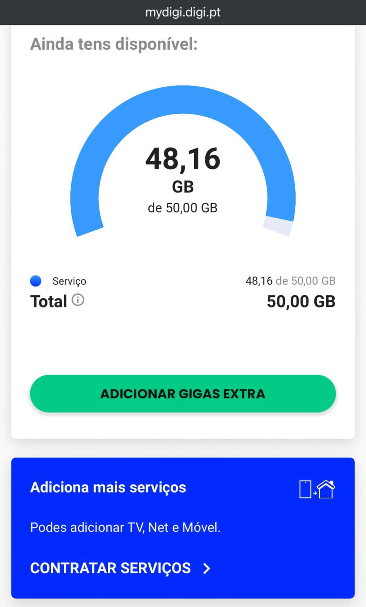 my digi chegou a portugal!