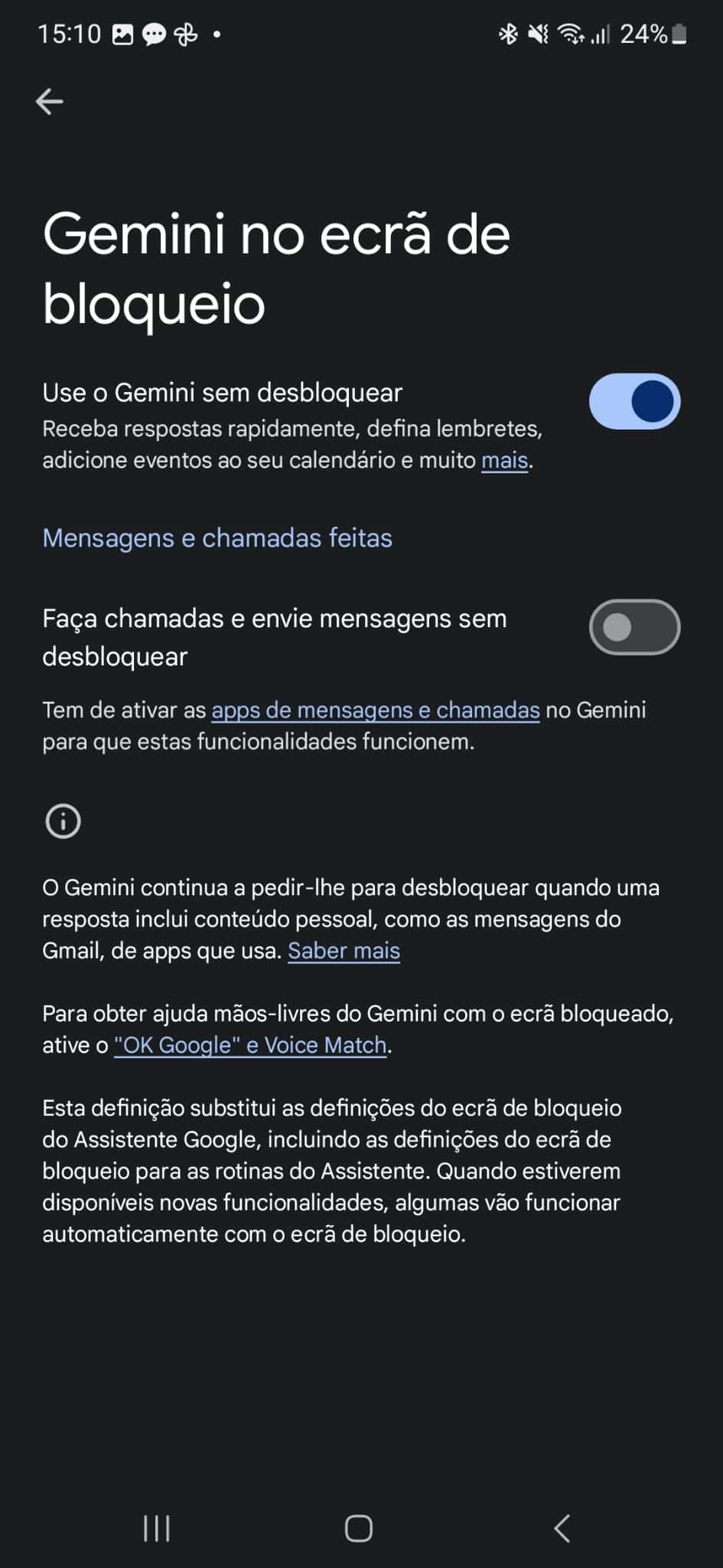 google resolveu um grande problema do gemini no android!