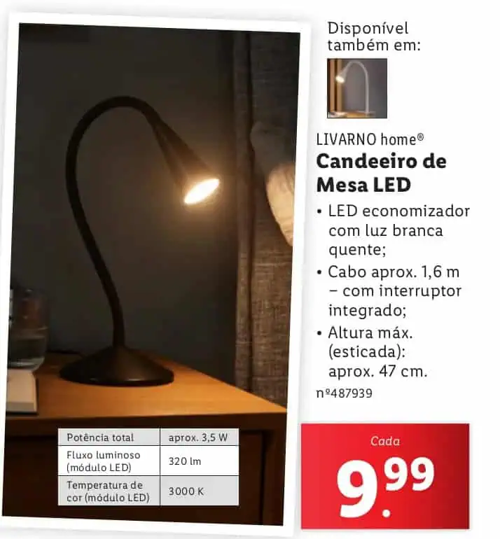 candeeiros led do lidl: não pode perder esta oportunidade!