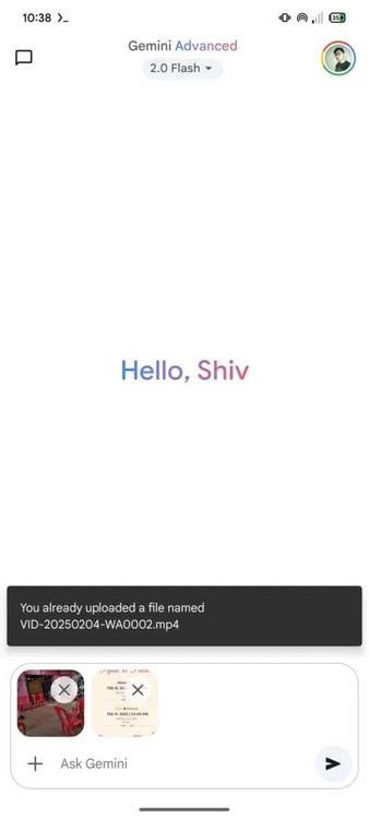 google gemini vai permitir o carregamento de vídeos!