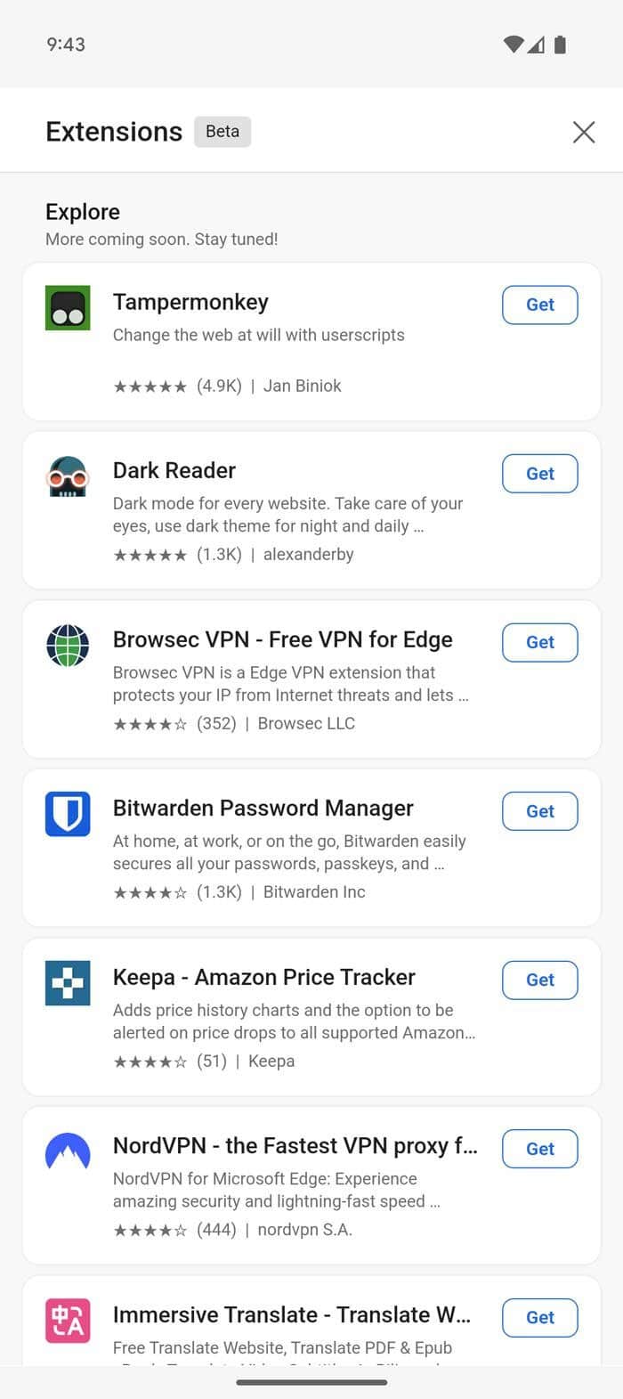edge acaba de ficar um passo à frente do chrome no android