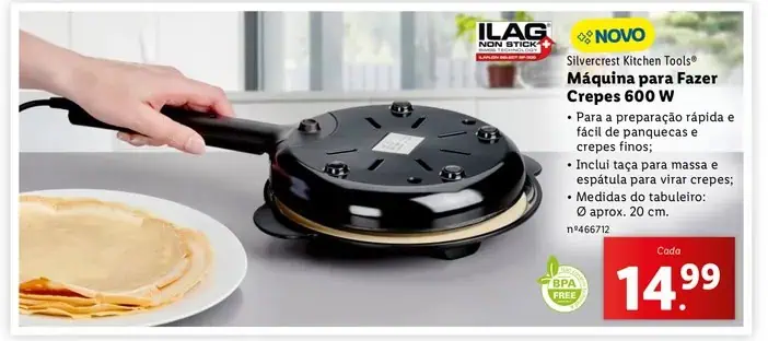 máquina de crepes e panquecas do lidl em promoção!