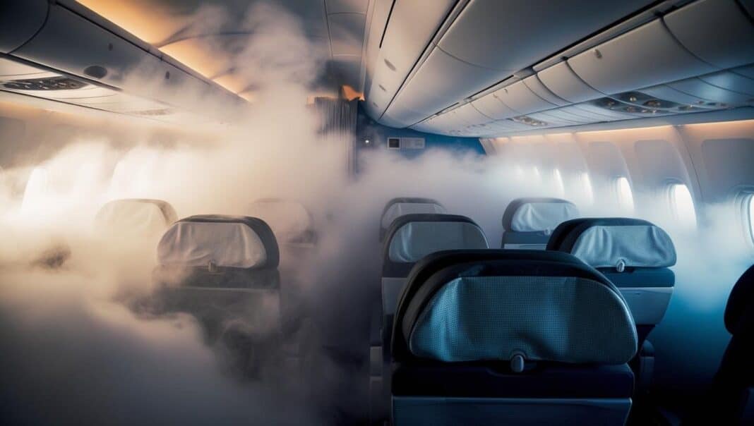 apareceu nevoeiro dentro do avião? saiba o que significa!
