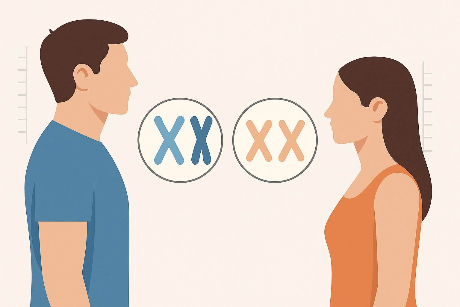 porque é que os homens são mais altos do que as mulheres?