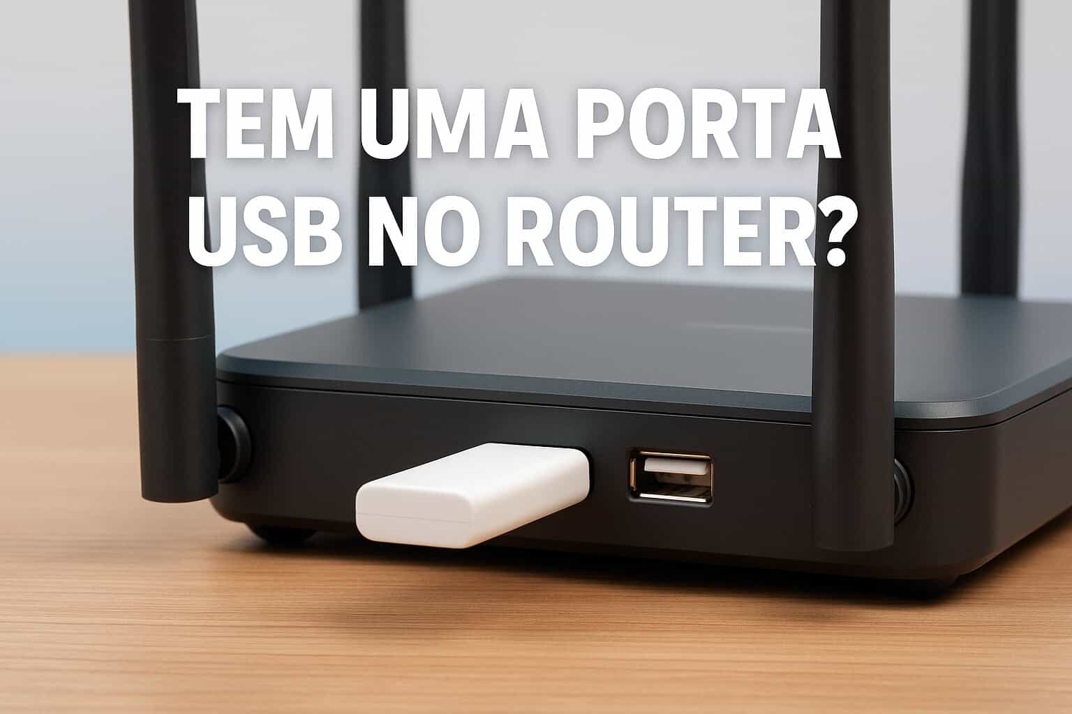 se o seu router tem uma porta usb pode fazer isto! experimente
