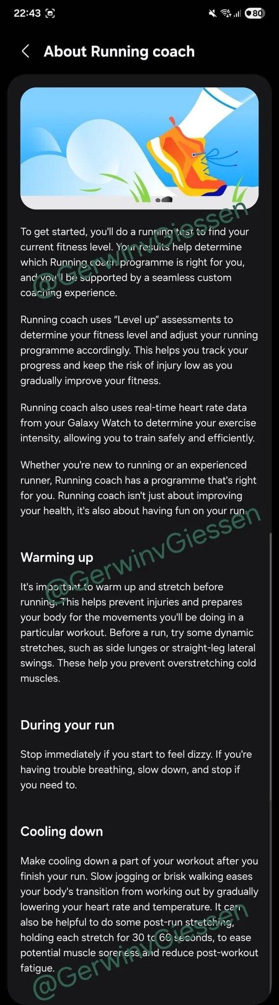 samsung prepara o novo running coach no one ui 8