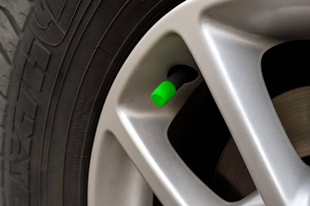 tampas verdes nas válvulas dos pneus? o que significa?