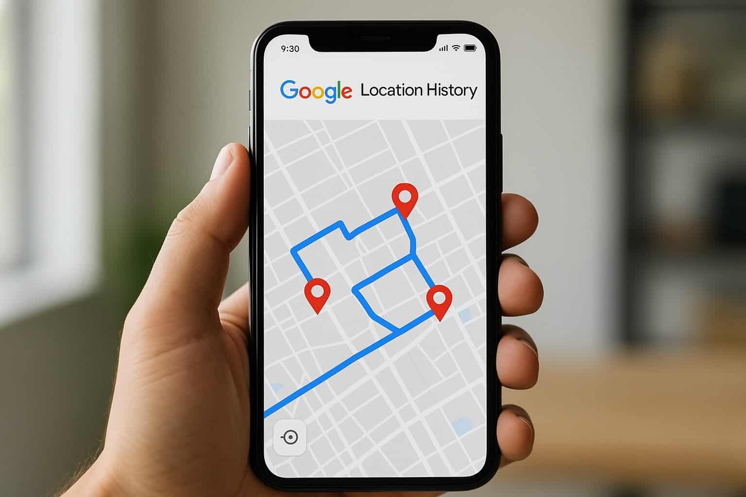 Deve apagar o histórico de localização Google uma vez por mês