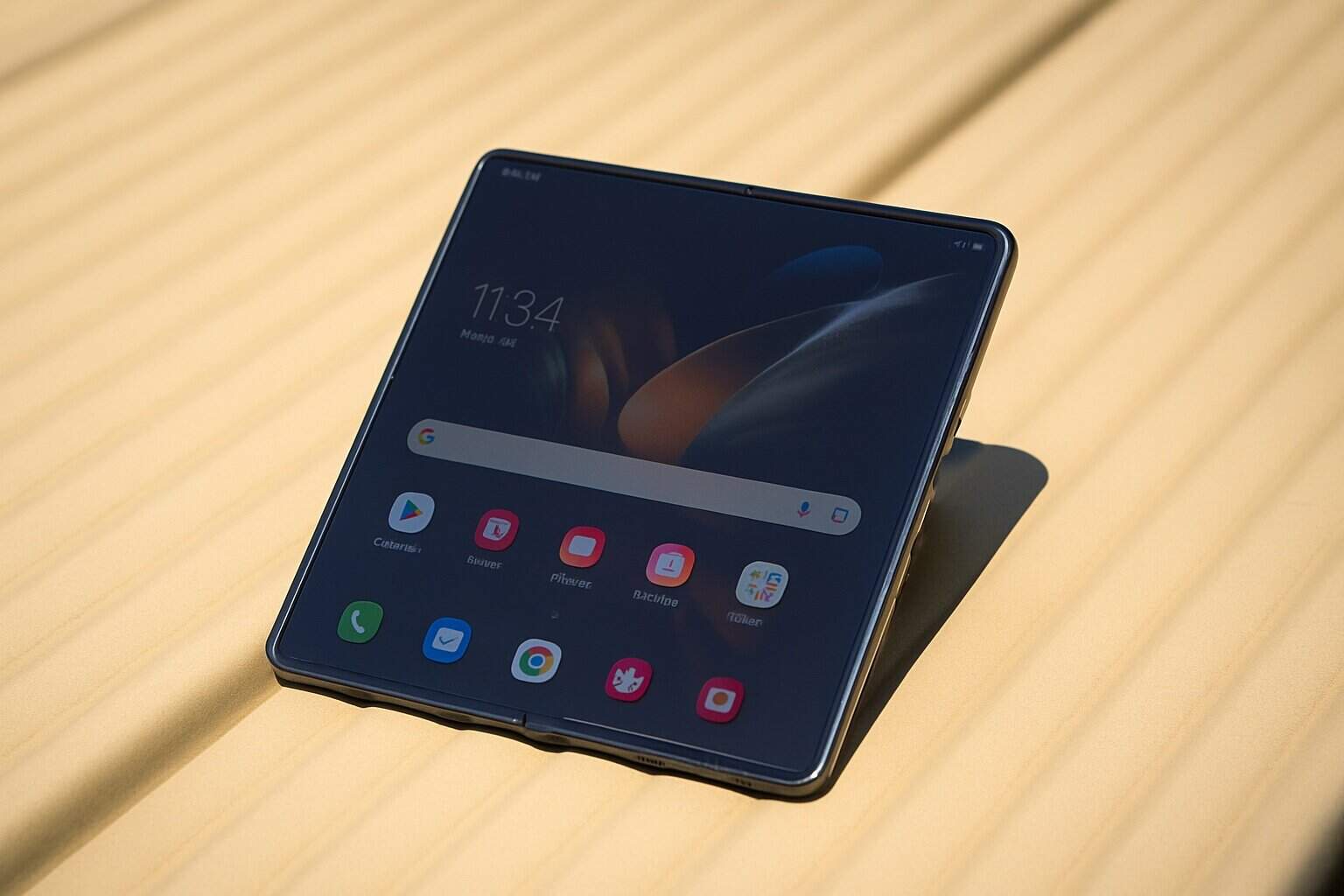 Galaxy Z Fold 7 ao sol