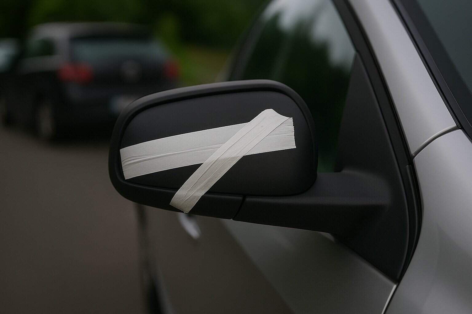 O truque da fita no espelho do carro está de volta e é perigoso