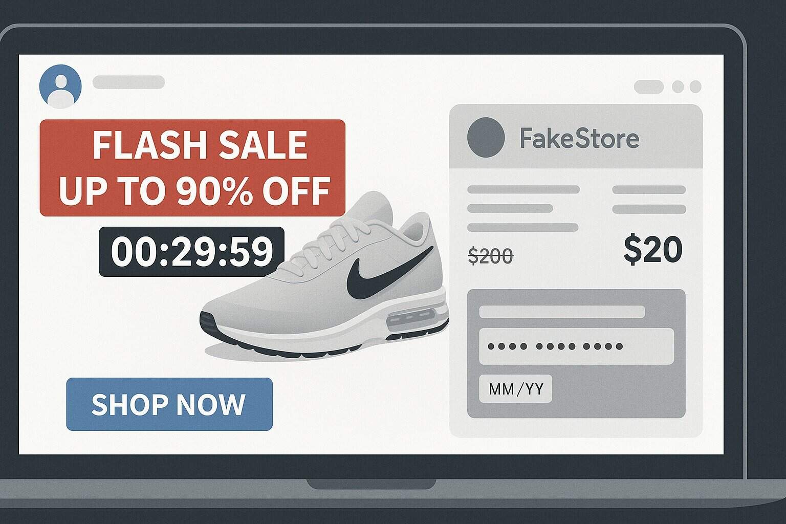 Cuidado com a burla das promoções-relâmpago online