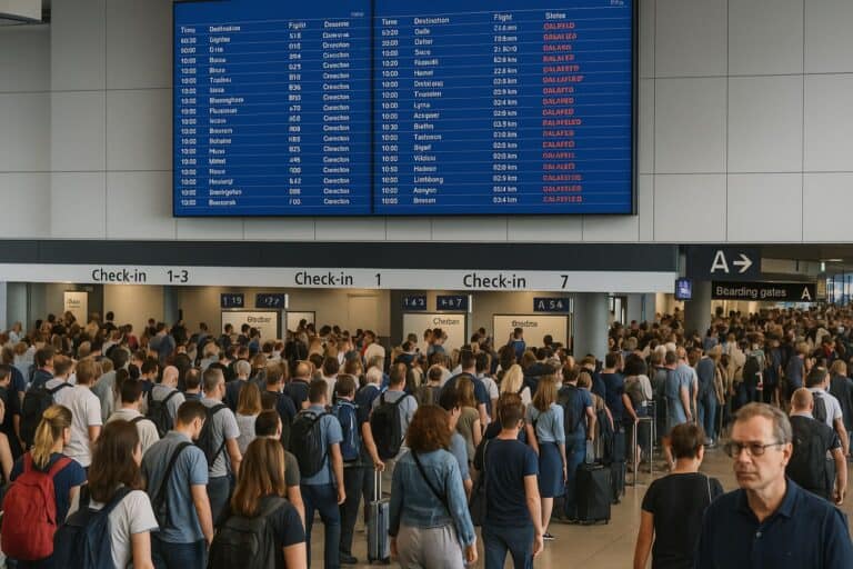 Atrasos e cancelamentos nos aeroportos