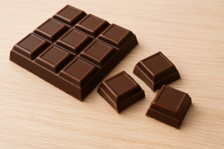 As barras de chocolate têm sempre quadrados marcados. Sabes porquê?