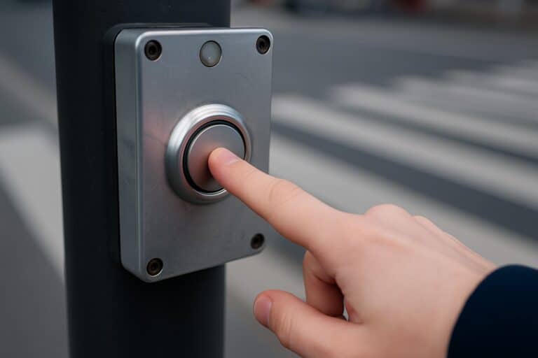 O segredo dos botões falsos nos semáforos para peões