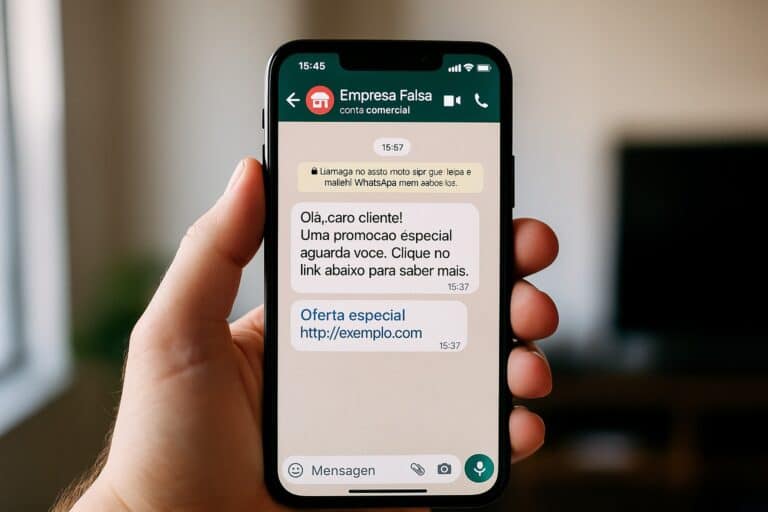 Nova fraude no WhatsApp Business