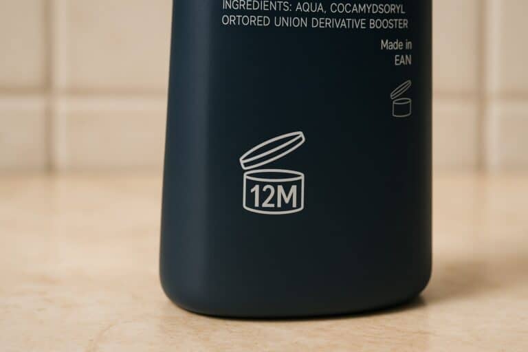 O símbolo estranho na embalagem do champô tem um segredo