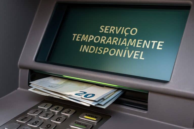 Multibanco serviço temporariamente indisponível