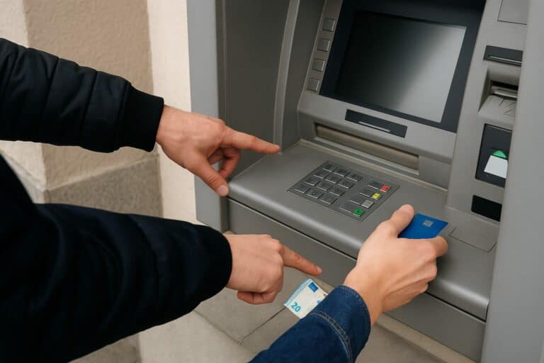 O truque da nota caída que distrai vítimas em caixas multibanco